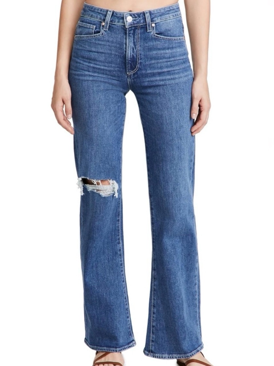 Paige Leenah Wide Leg Jeans
